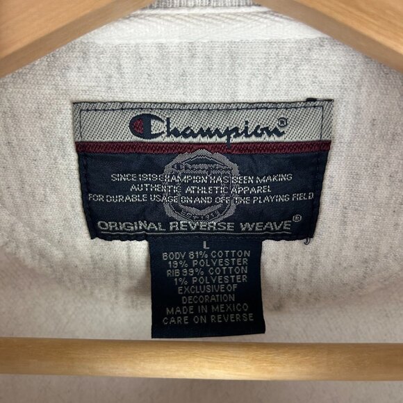Georgia Bulldogs Vtg Champion Reverse Weave‎ Large Crewneck Sweatshirt Gray READ - Picture 7 of 8
